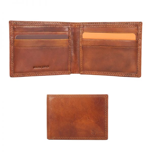 Pier-Men's handamade genuine leather wallet with saddle stitches | Venice  Leather